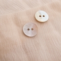 【丸型(定番)】あこやパール貝シェルボタン#00104 2穴15mm【メール便対応】